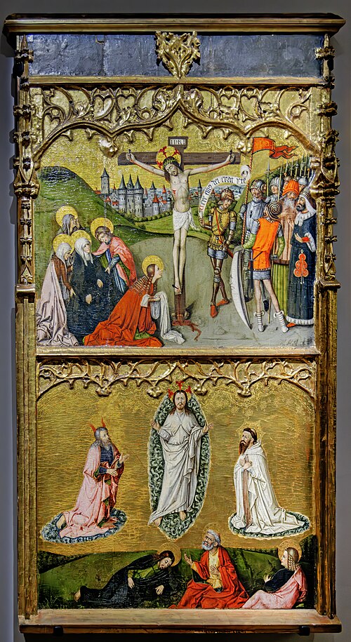La Crucifixion et la Transfiguration du Christ, 1450, Juan Rexach