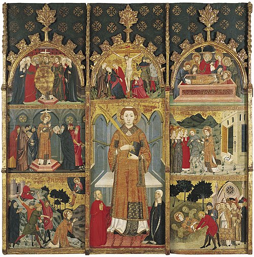 Altarpiece of Saint Stephen, 1385, Jaume Serra