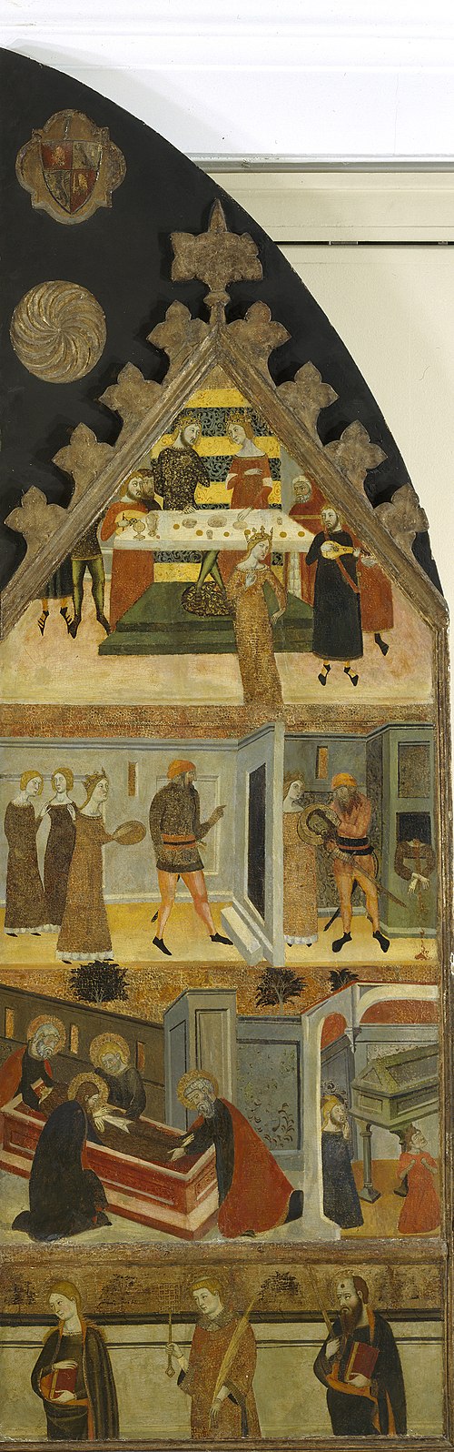 Episodes from the Lives of Mary Magdalen and Saint John the Baptist, 1356, Jaume Serra
