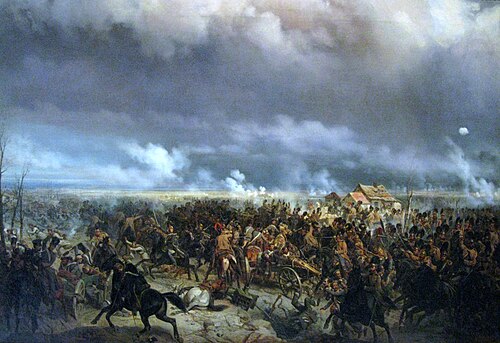Battle of Grochów., 1850, Bogdan Willewalde