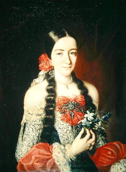 Porträt der Dona Nicolasa Manrique de Mendoza y Velasco (1675-1710), 1690, Claudio Coello