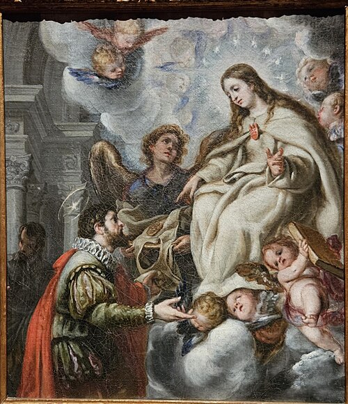 Aparição de Nossa Senhora das Mercês a São Pedro Nolasco, 1668, Claudio Coello