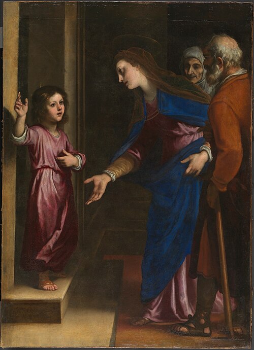 Jesús niño en la puerta del Templo, 1660, Claudio Coello