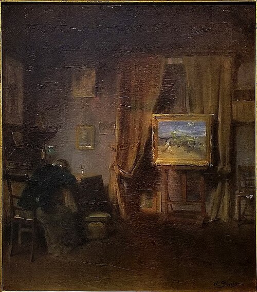 No atelier, 1916, Aurélia de Souza