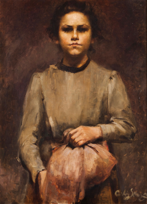 Retrato de menina, 1910, Aurélia de Souza