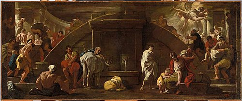 The Well of Bethesda, 1687, Luca Giordano