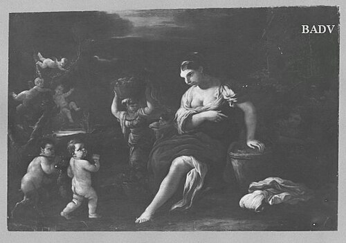 Allegory of fall, 1657, Luca Giordano