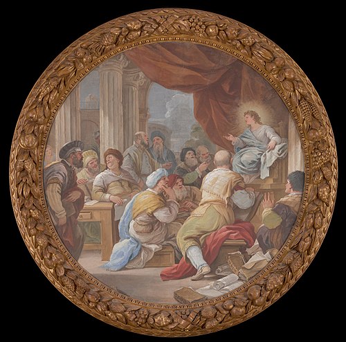 Christ Among the Doctors, 1685, Luca Giordano