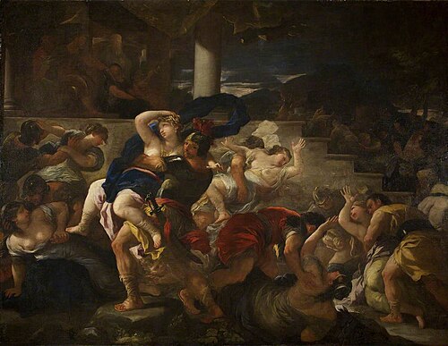 Rape of the Sabine Women, 1675, Luca Giordano