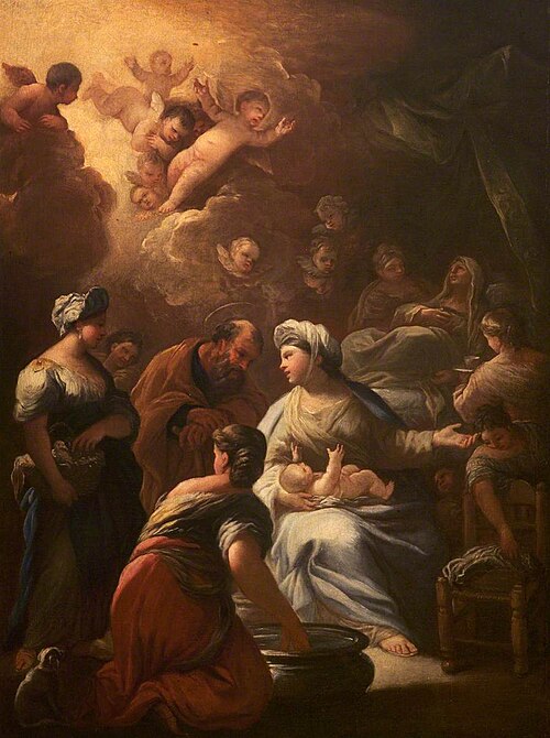 The Birth of the Virgin Mary, , Luca Giordano