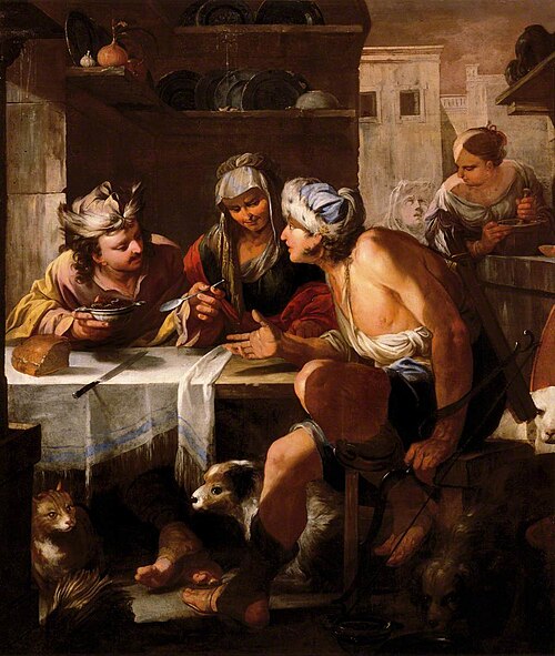 Esau Selling His Birthright, , Luca Giordano