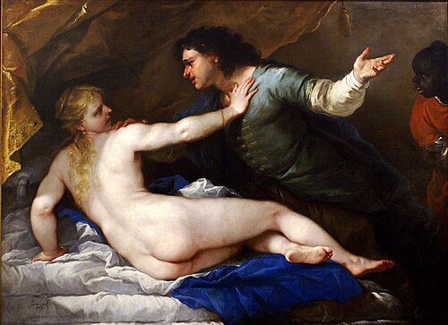 Lucretia and Tarquin, 1663, Luca Giordano