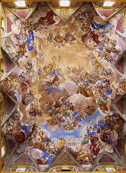 Triunfo de la monarquía española, , Luca Giordano