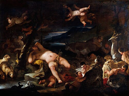 Bacchus' Dream, 1682, Luca Giordano