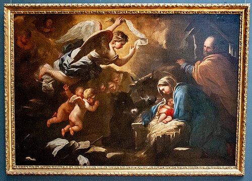 Nativity, 1700, Luca Giordano