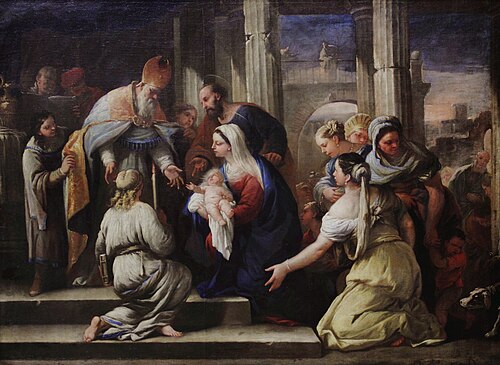 La Présentation au temple, 1677, Luca Giordano