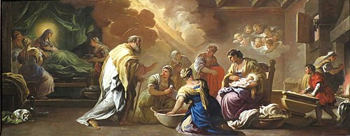 Birth of the Virgin, 1696, Luca Giordano