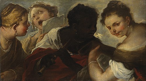 Four Female Musicians, 1659, Luca Giordano