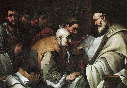 Assembly of Religious Persons, 1650, Luca Giordano
