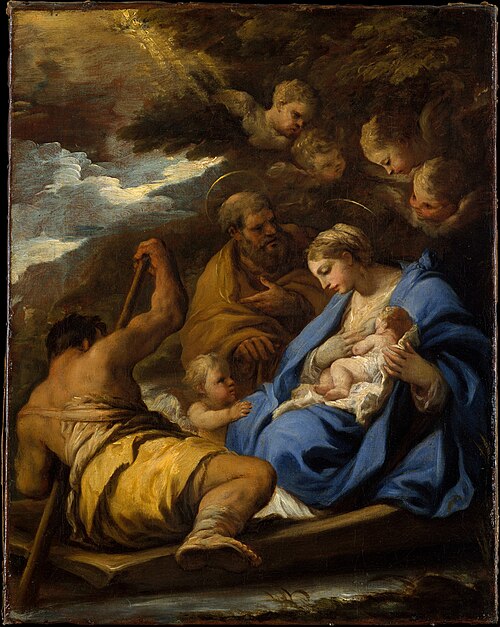 The Flight into Egypt, 1696, Luca Giordano