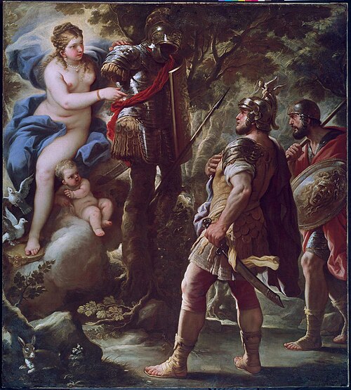 Vénus et Enée, 1700, Luca Giordano