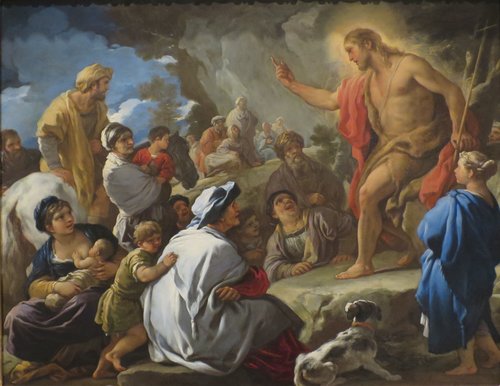 St. John the Baptist Preaching, 1695, Luca Giordano
