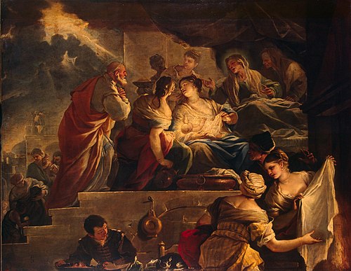 Birth of St John the Baptist, 1674, Luca Giordano