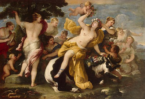 Rape of Europa, 1675, Luca Giordano