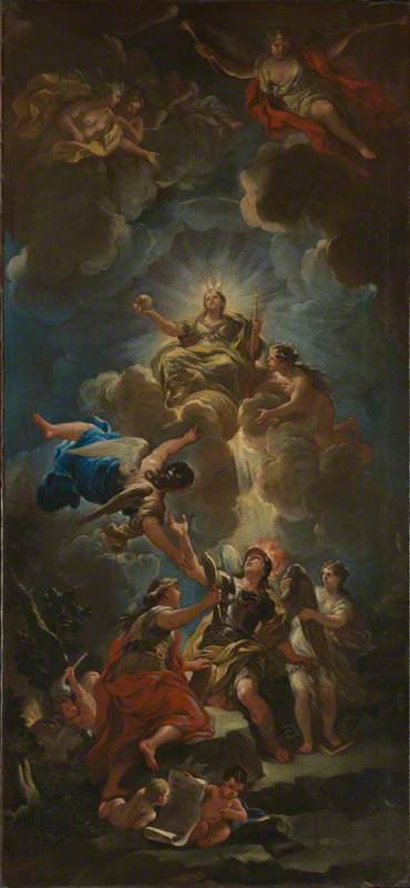 Allegory of Divine Wisdom, 1682, Luca Giordano