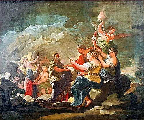 The Cave of Eternity, 1650, Luca Giordano
