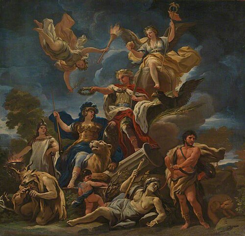 Allegory of Fortitude, 1682, Luca Giordano