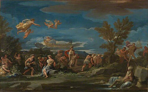 Mythological Scene of Agriculture, 1682, Luca Giordano