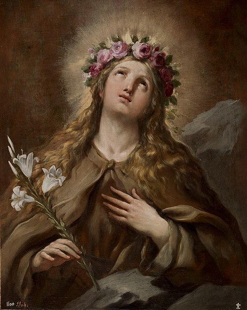 Saint Rosalia, 1697, Luca Giordano