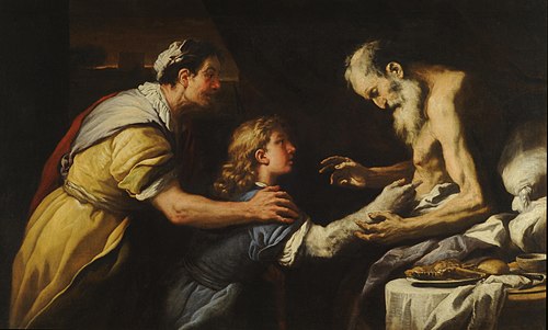 Introduction of Jacob to Isaac, , Luca Giordano