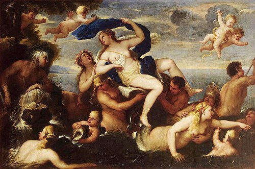 Triumph of Galatea, 1675, Luca Giordano