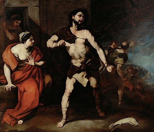 Samson breaks his fetters, 1652, Luca Giordano