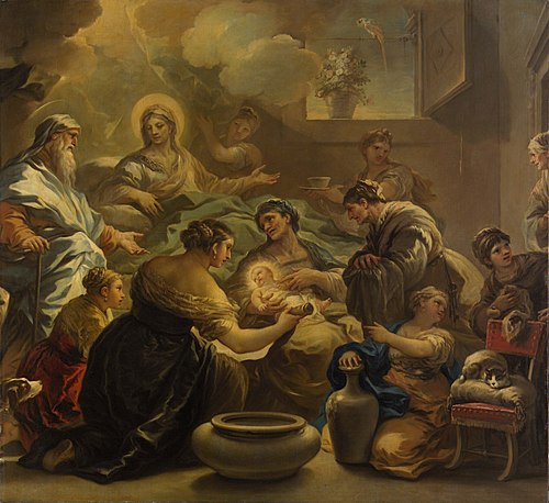 Geburt Mariae, 1696, Luca Giordano