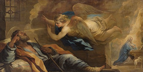 Dream of Saint Joseph, 1696, Luca Giordano