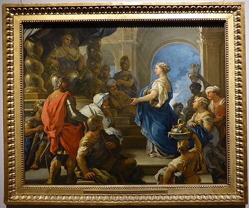 Solomon and the Queen of Sheba, 1697, Luca Giordano