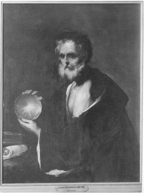 Archimedes, 1669, Luca Giordano