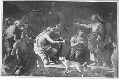 Raising Lazarus from the Dead, 1669, Luca Giordano