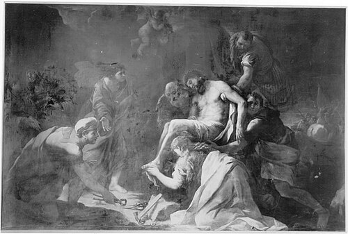 Christ brought down from the Cross, 1669, Luca Giordano