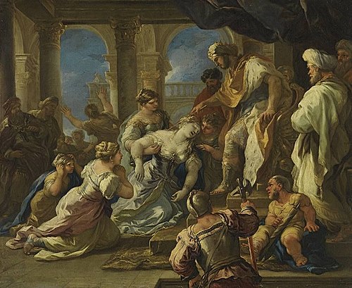 Esther vor Ahasver, 1697, Luca Giordano