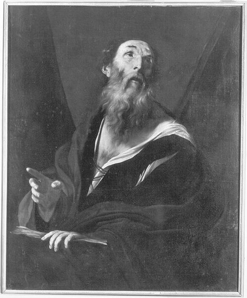 An old scholar (St. Andrew), 1669, Luca Giordano