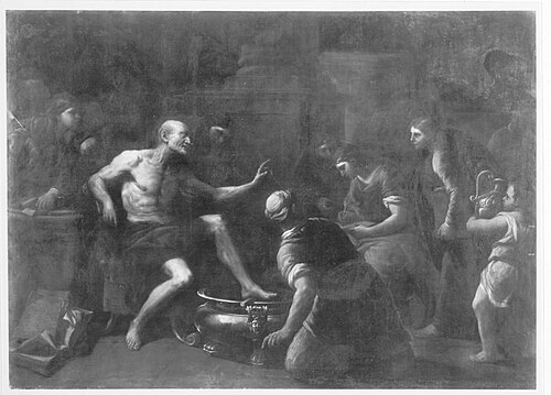 The dying Seneca, 1669, Luca Giordano