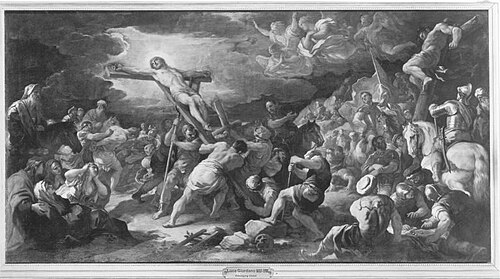 Kreuzaufrichtung, 1669, Luca Giordano