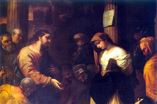 La Femme adultère, 1660, Luca Giordano