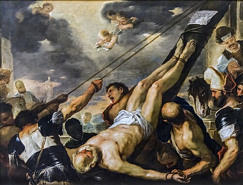 Crucifiement de saint Pierre, 1692, Luca Giordano