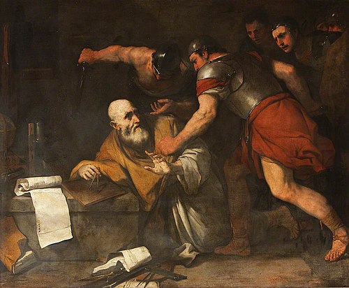 The Death of Archimedes, 1678, Luca Giordano