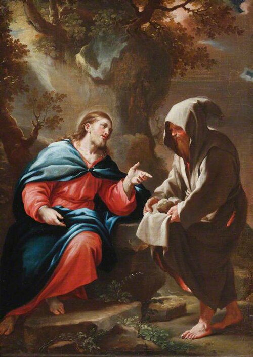 The Devil tempting Christ to turn Stones into Bread, 1695, Luca Giordano